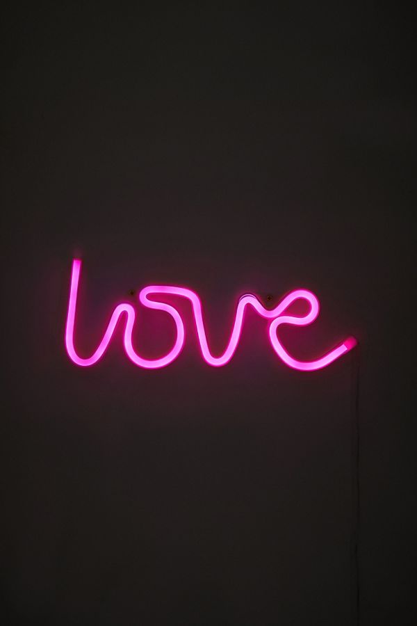 Love LED Neon Sign | Urban Outfitters