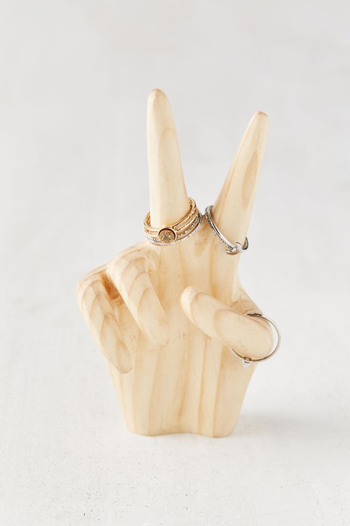 urban outfitters peace sign ring holder
