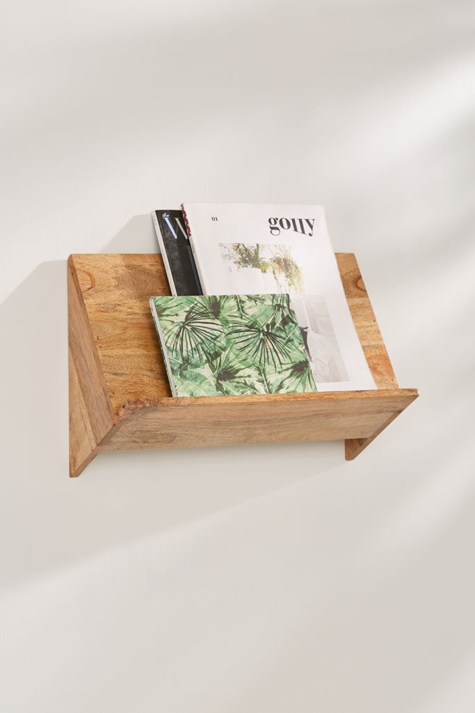 Wooden Display Wall Shelf Urban Outfitters