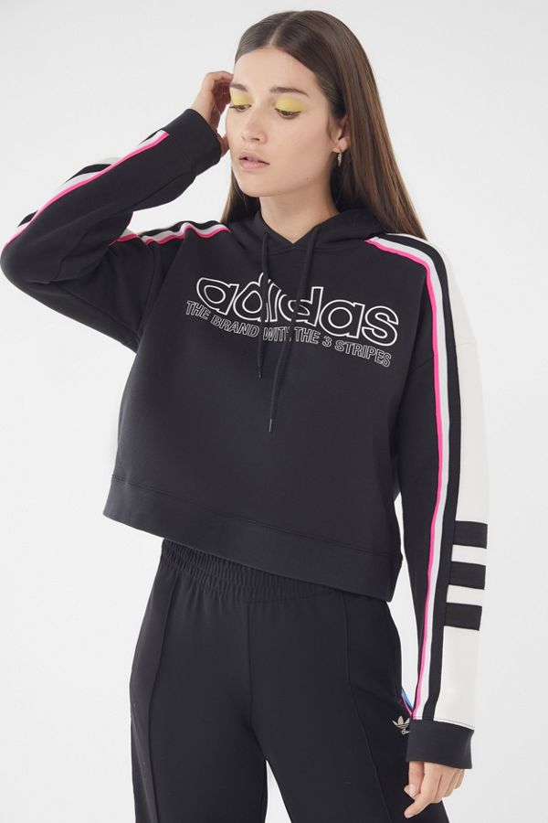 adidas Moto Hoodie Sweatshirt Urban Outfitters
