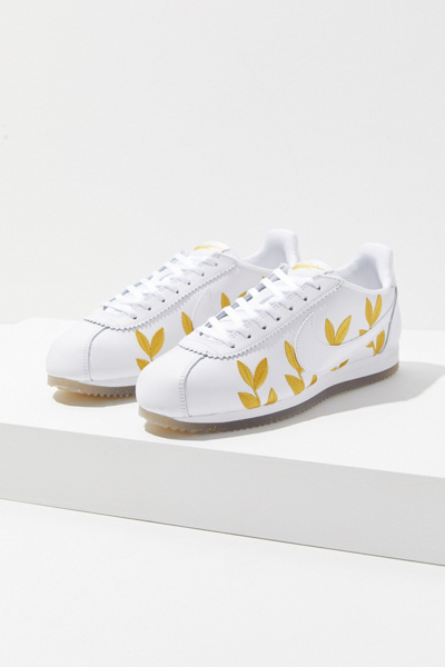 nike classic cortez embroidered sneaker