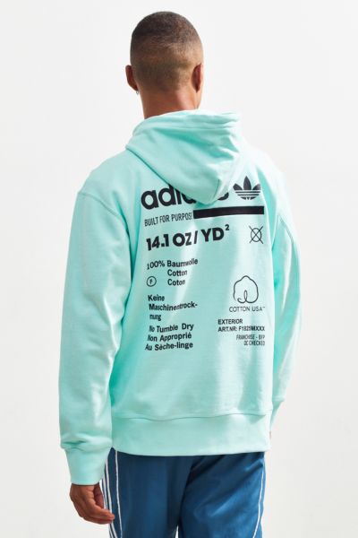 adidas kaval hoodie turquoise