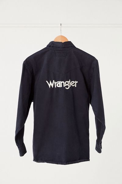 wrangler embroidered shirt