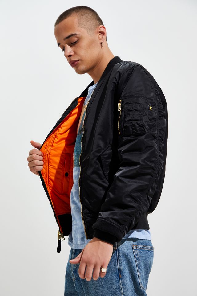 Alpha Industries Ma 1 Slim Fit Bomber Jacket Urban Outfitters