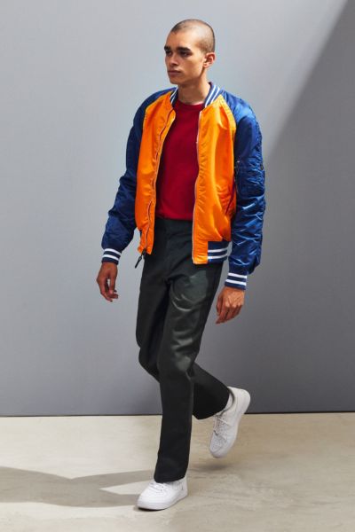 alpha industries l2b reversible raglan flight jacket