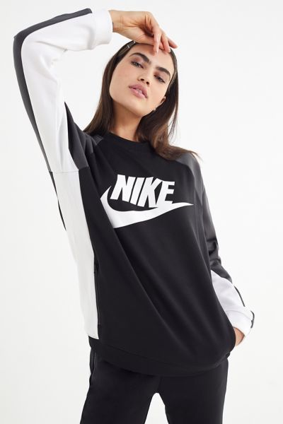 nike women's color block sweatshirt