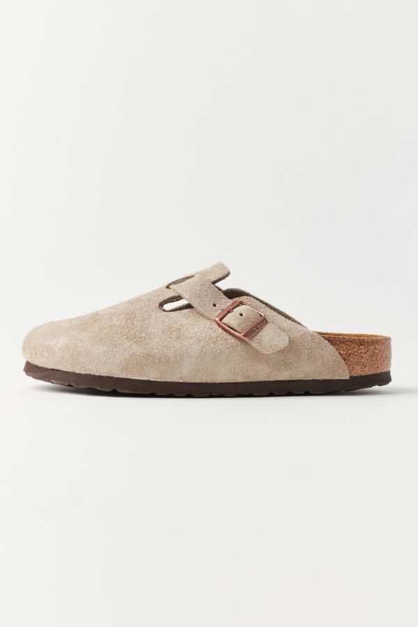 Slide View: 3: Birkenstock Boston Soft Footbed Suede Clog