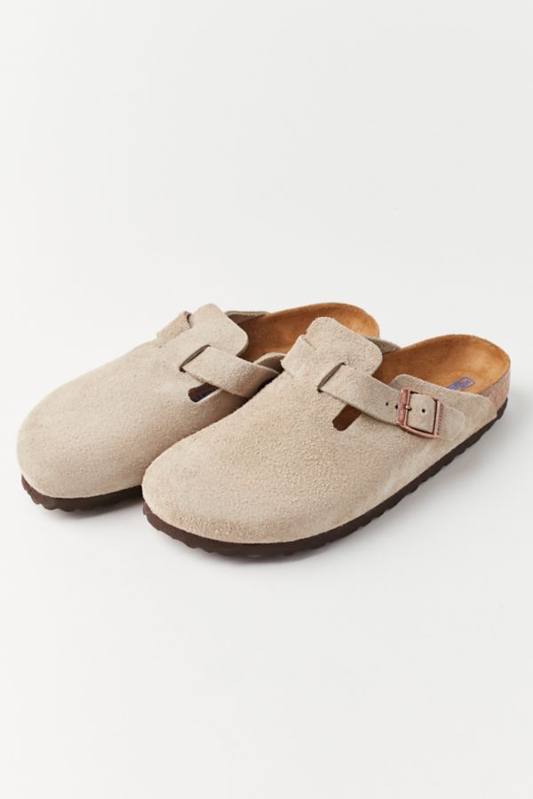 Slide View: 4: Birkenstock Boston Soft Footbed Suede Clog