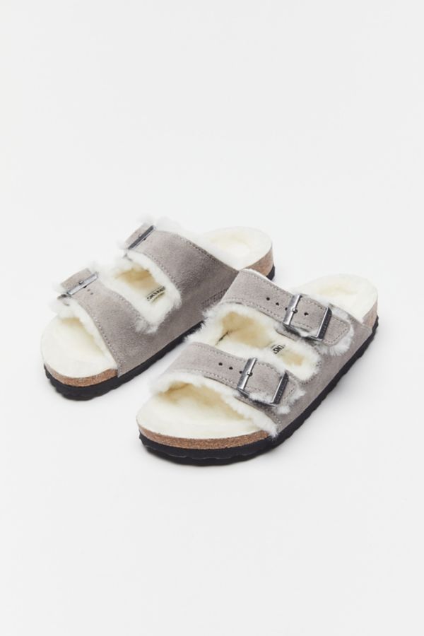 Slide View: 3: Birkenstock Arizona Shearling Sandal