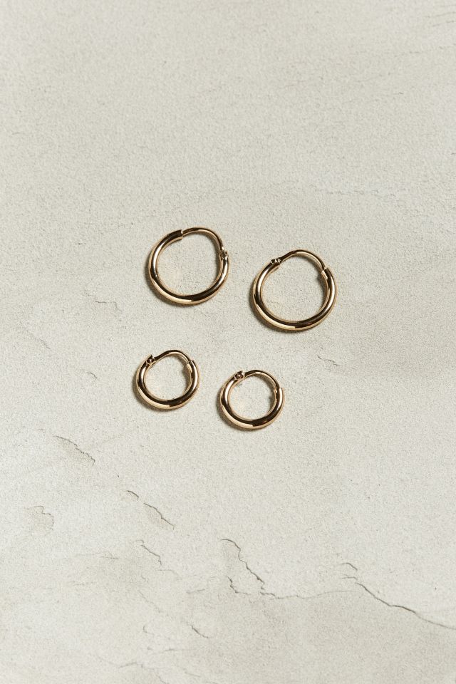 Uo Gold Loop Earring 4-pack 