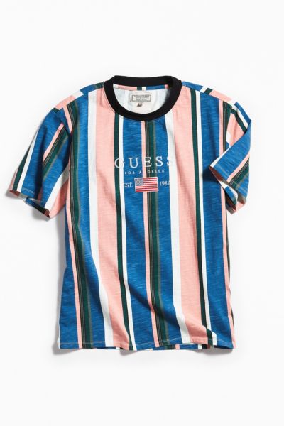 guess striped shirt urban outfitters