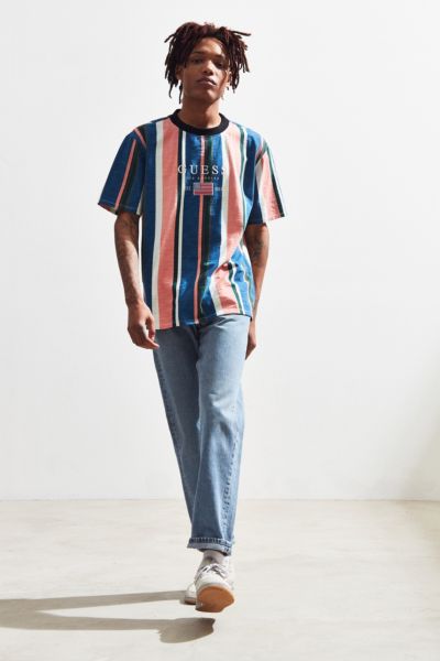 guess david sayer stripe tee amazon