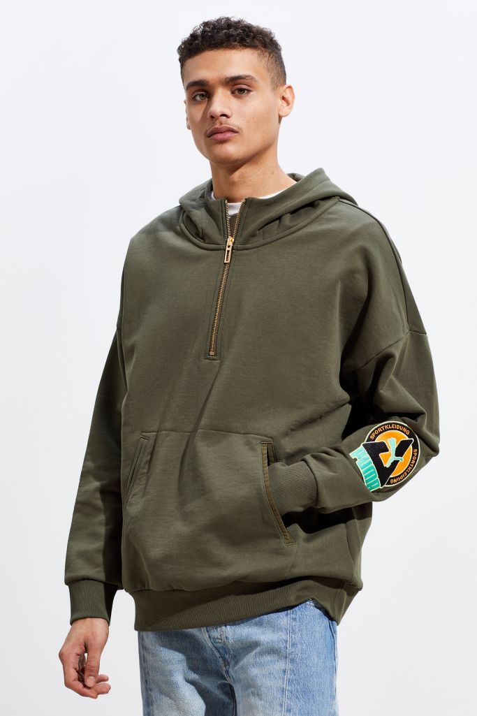 Puma X Han Kjobenhavn Half-Zip Hoodie Sweatshirt | Urban Outfitters
