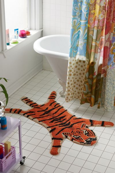 Orange Bathroom Rugs Bath Mats Urban Outfitters