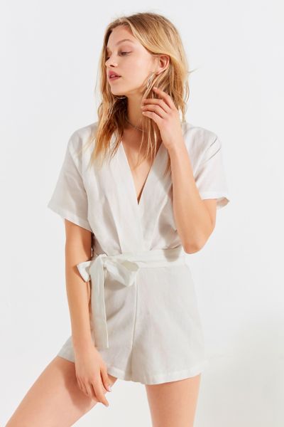 urban outfitters white jumpsuit