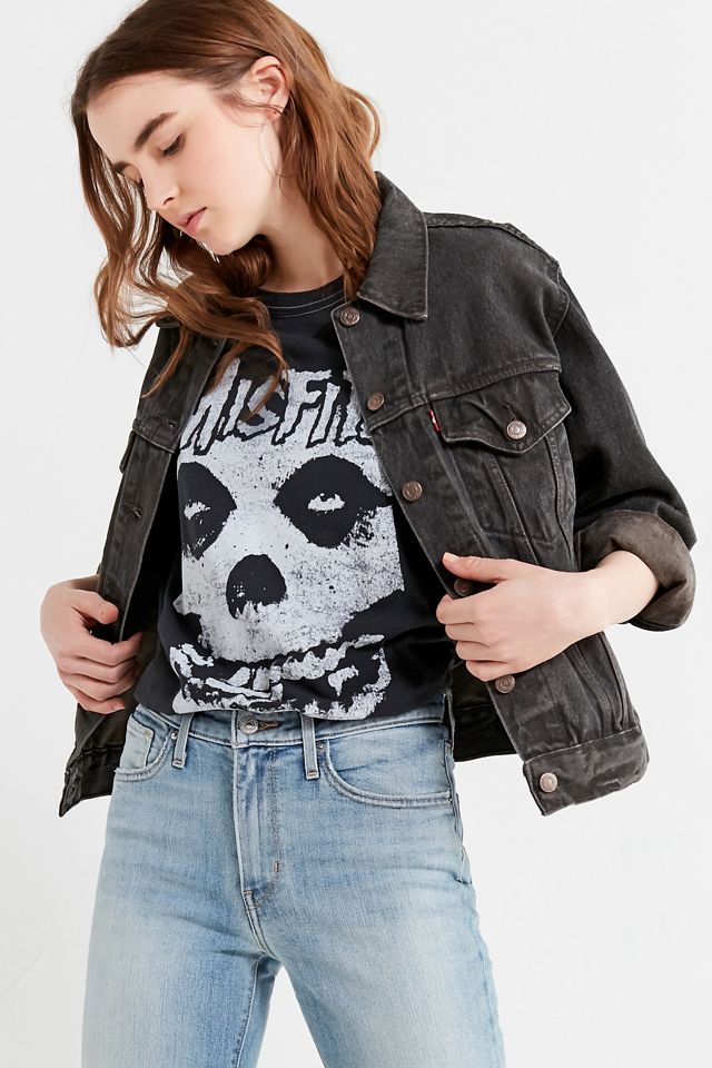 Misfits Oversized Distressed Tee Urban Outfitters