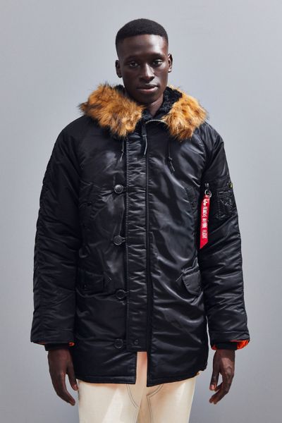 alpha industries n3b slim fit parka