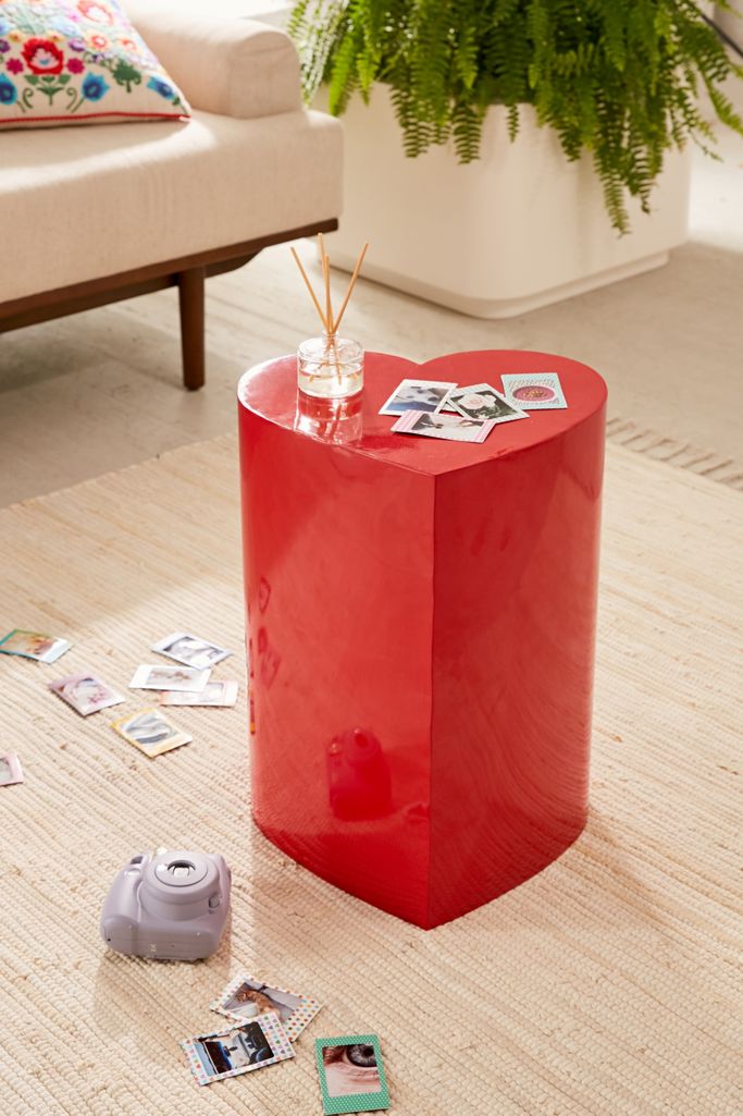 Heart Side Table Urban Outfitters