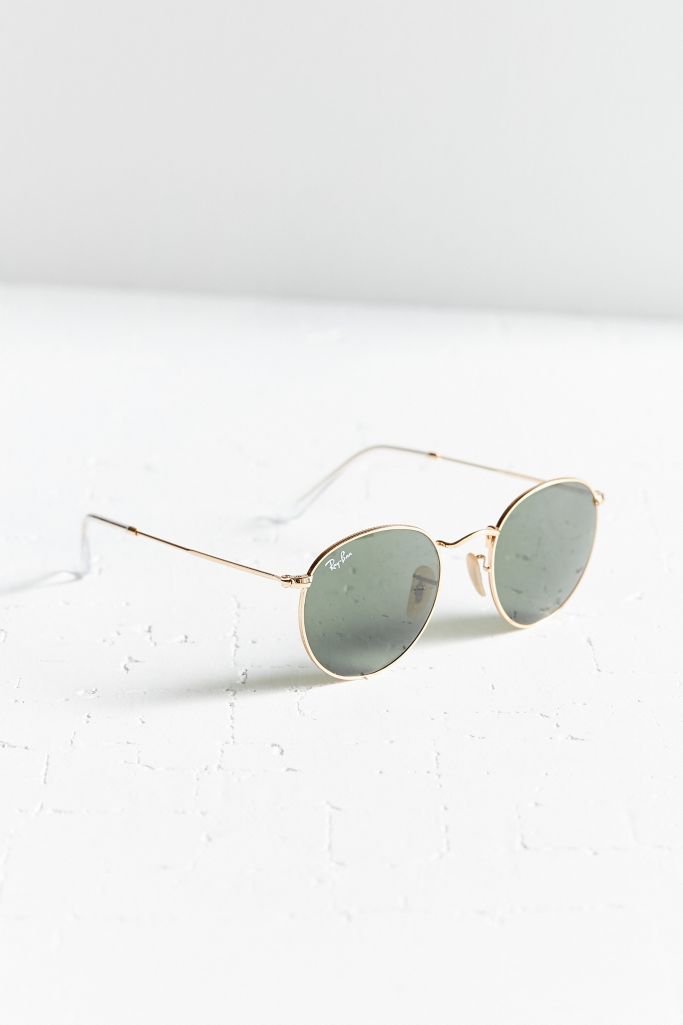Ray Ban Round Metal Classic Sunglasses Urban Outfitters