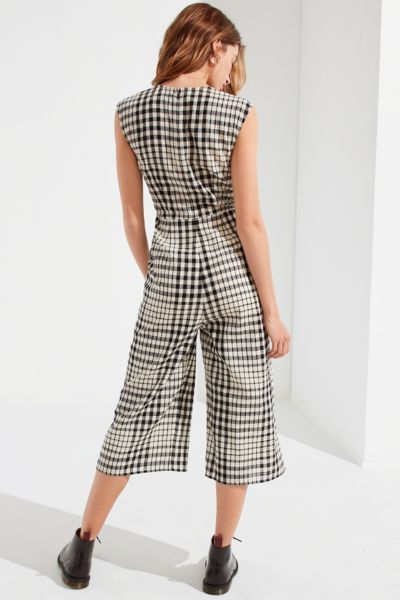 urban outfitters gingham jumpsuit