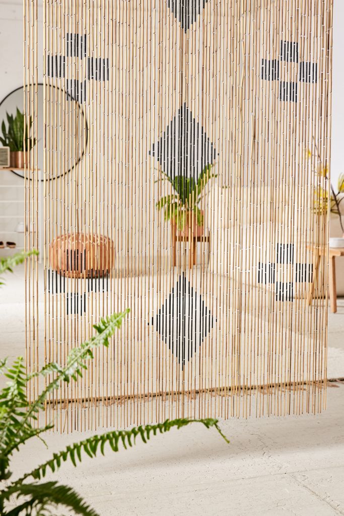 Marks Bamboo Beaded Curtain | Urban Outfitters Canada