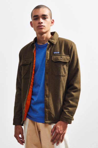 patagonia insulated fjord flannel shirt