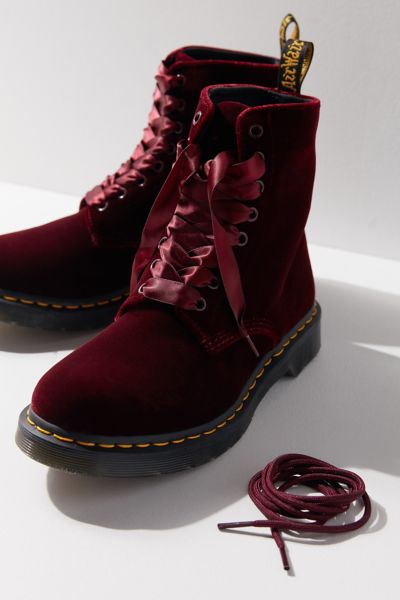 1460 pascal velvet boots