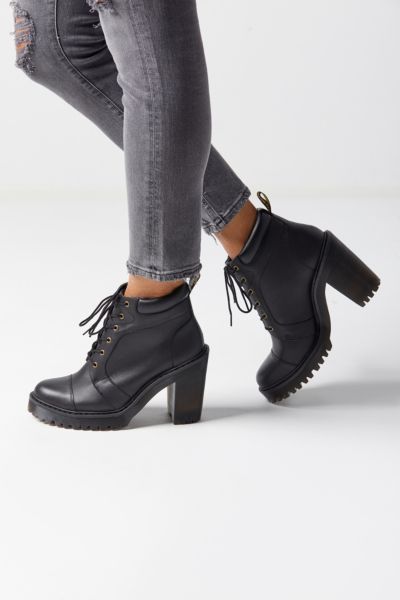 doc martens heeled boots