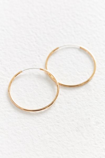 gold and silver hoop earrings