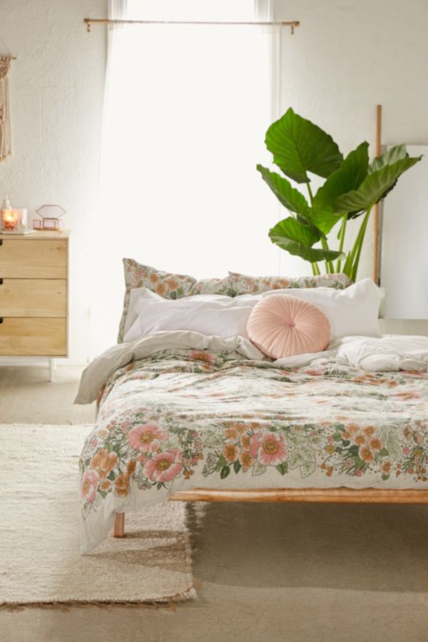 Lovise Floral Jersey Duvet Cover Urban Outfitters