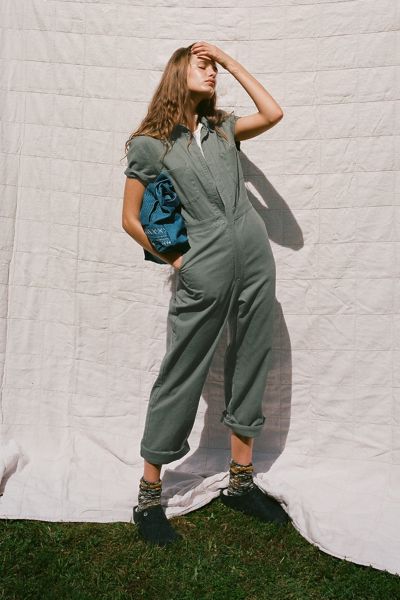 urban outfitters canvas flight jumpsuit