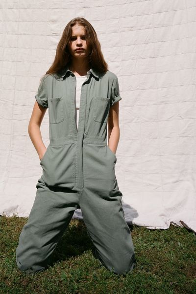 urban outfitters canvas flight jumpsuit