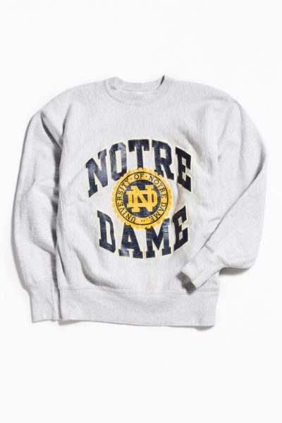 notre dame vintage sweatshirt