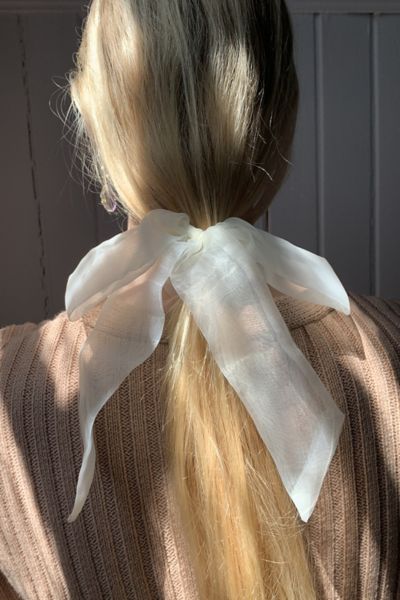 ribbon hair scrunchies