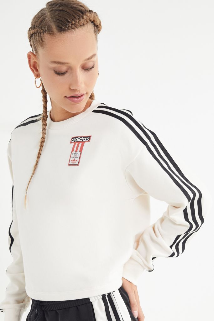 adidas cropped sweatshirt