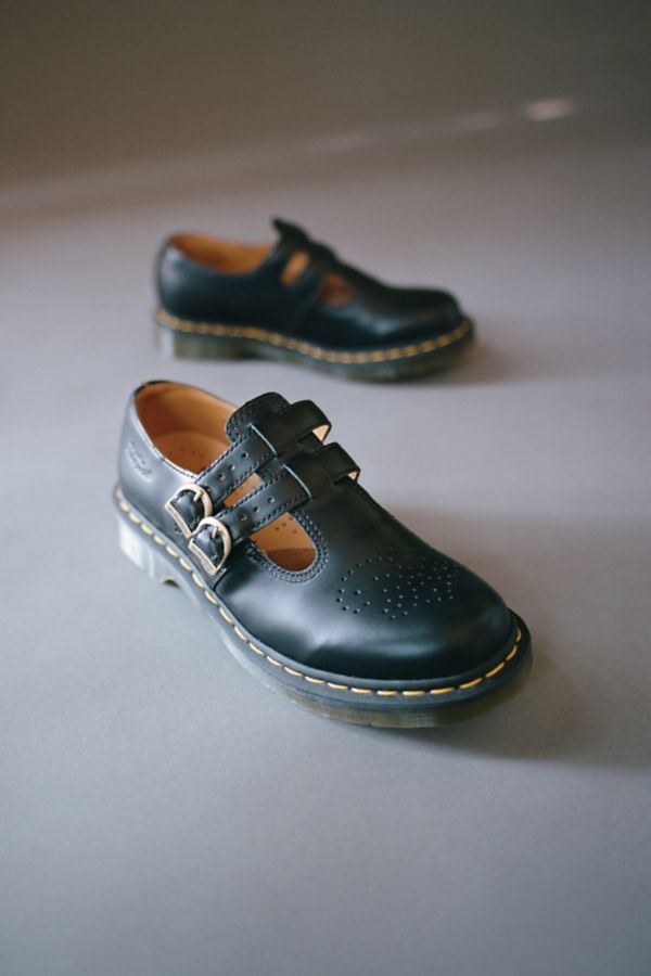 Slide View: 2: Dr. Martens 8065 Smooth Leather Mary Jane Shoe