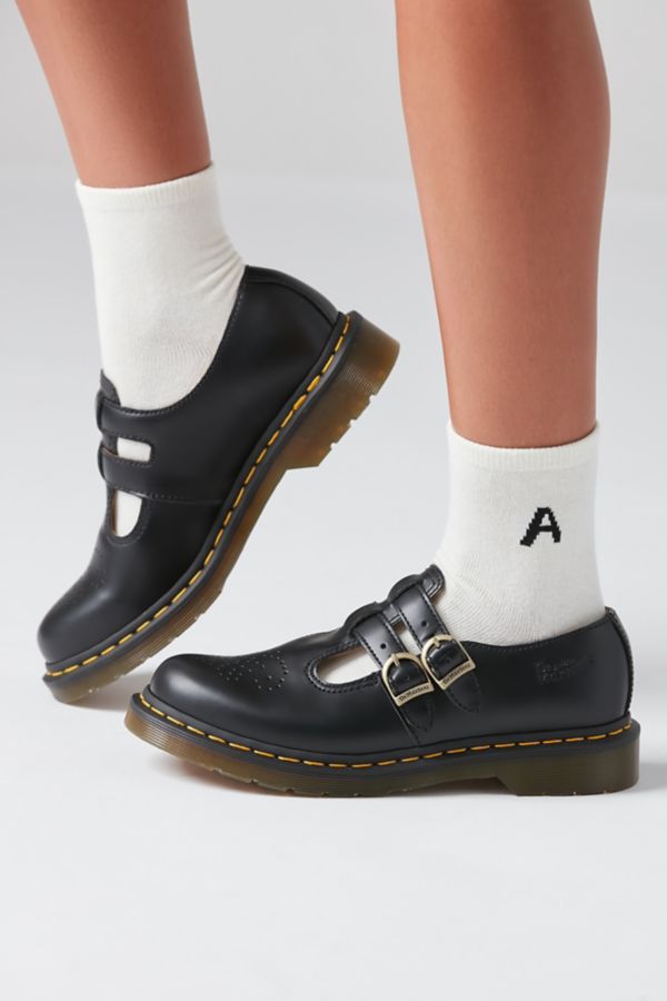 Slide View: 3: Dr. Martens 8065 Smooth Leather Mary Jane Shoe