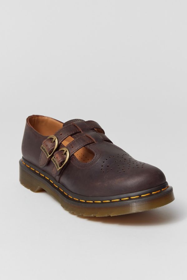 Slide View: 3: Dr. Martens 8065 Smooth Leather Mary Jane Shoe