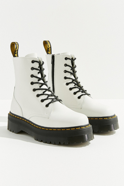 platform doc martens white