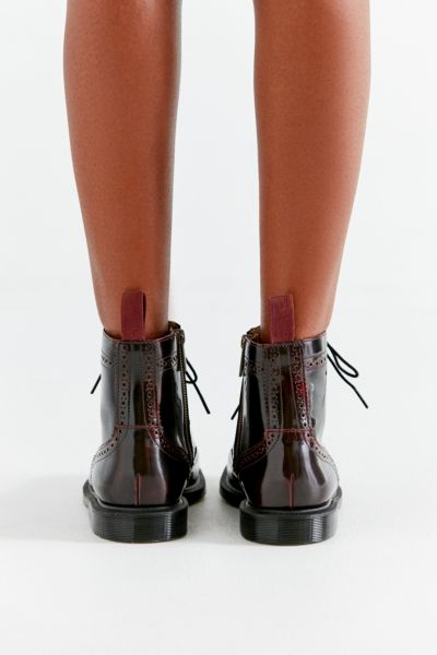 delphine 8 eye brogue boots