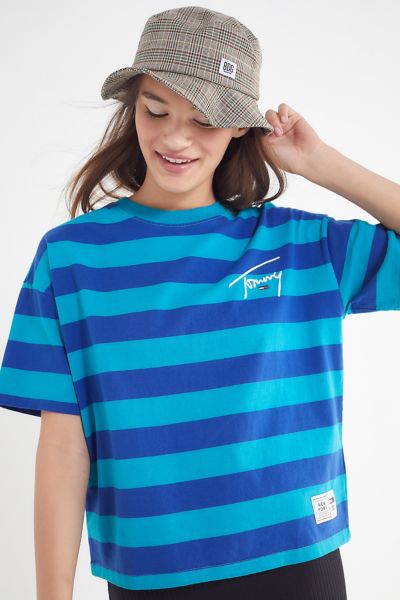 tommy jeans signature stripe tee