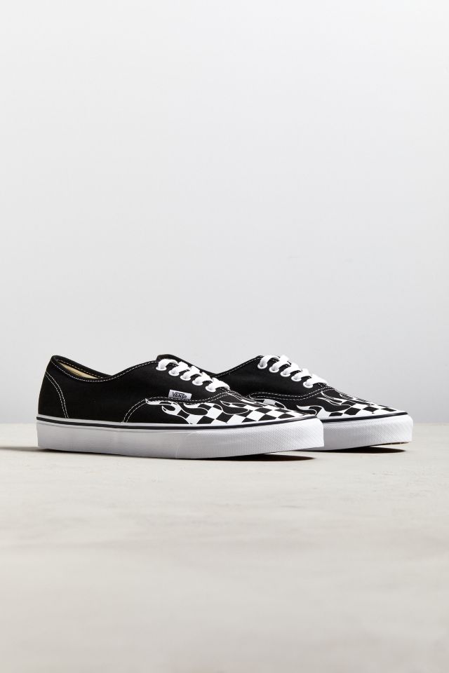 Vans Authentic Checkerboard Flame Sneaker | Urban Outfitters