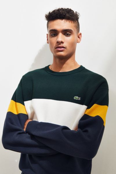 lacoste color block sweater