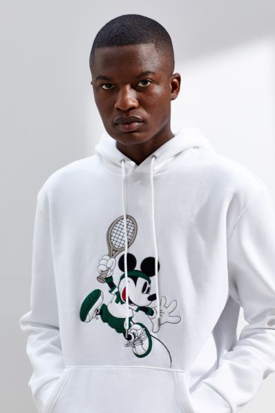 mickey mouse hoodie with tennis racket