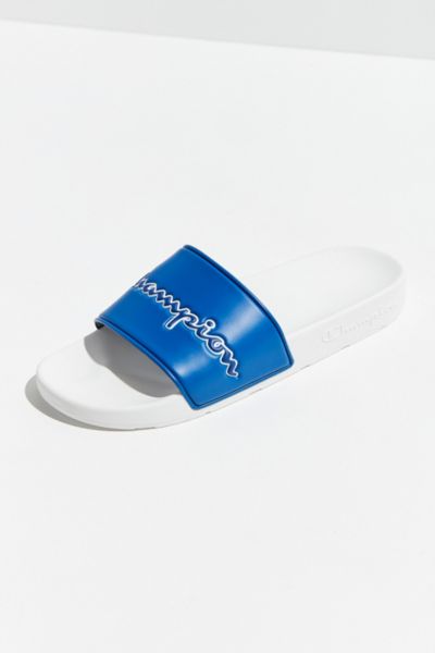 champion monogram slide sandal