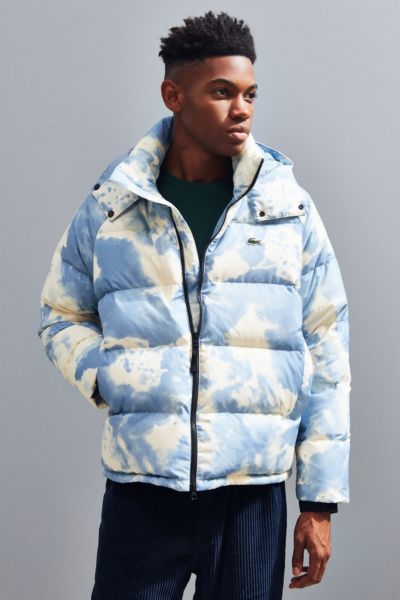 lacoste cloud hooded puffer jacket 