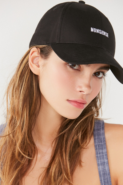 slogan baseball cap
