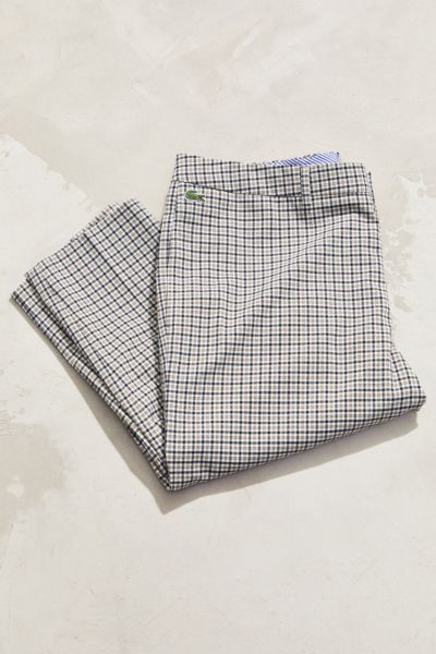 lacoste live checkered pant