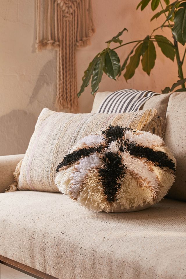 Elowen Shag Throw Pillow Urban Outfitters Canada