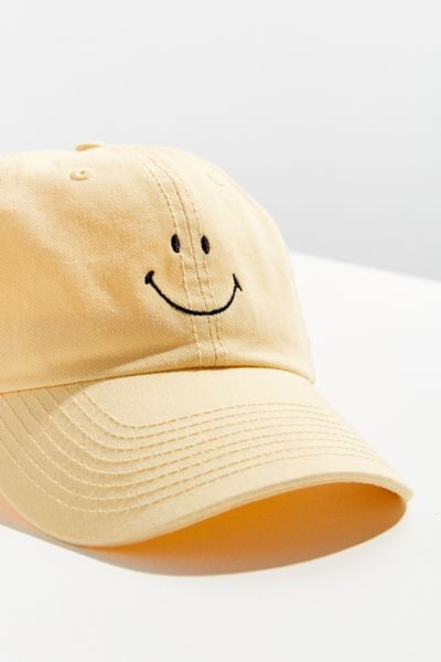 smiley face baseball cap